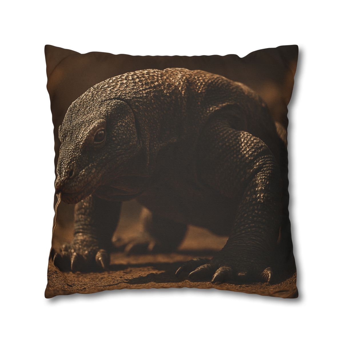 Ancient Sentinel Komodo Dragon trendy patterned pillow cases