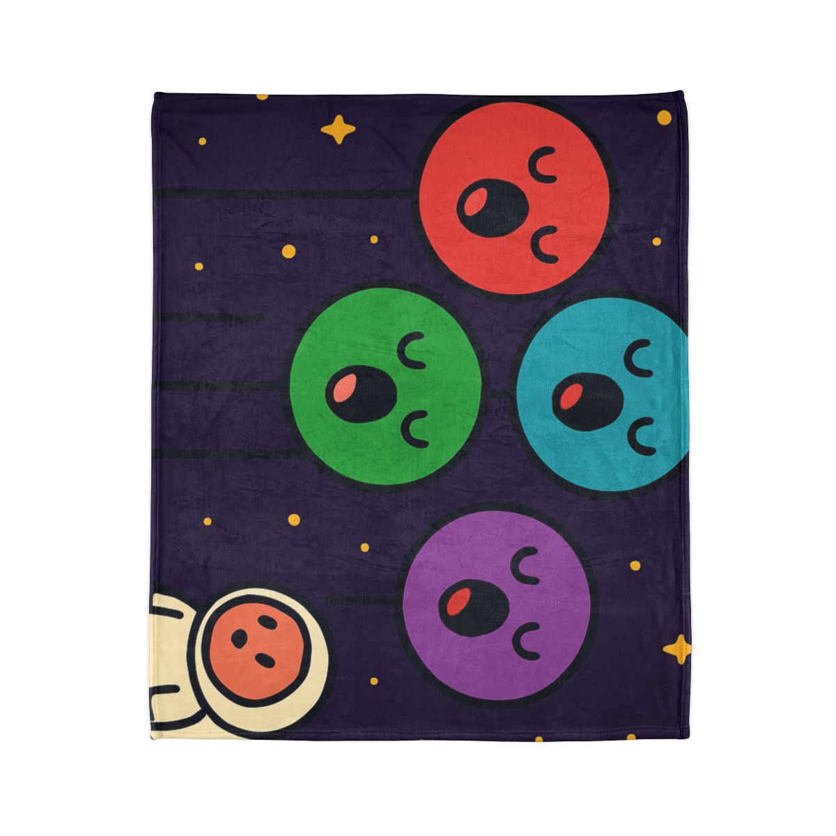 Galaxy Garden Of Singing Planets designer printed blankets