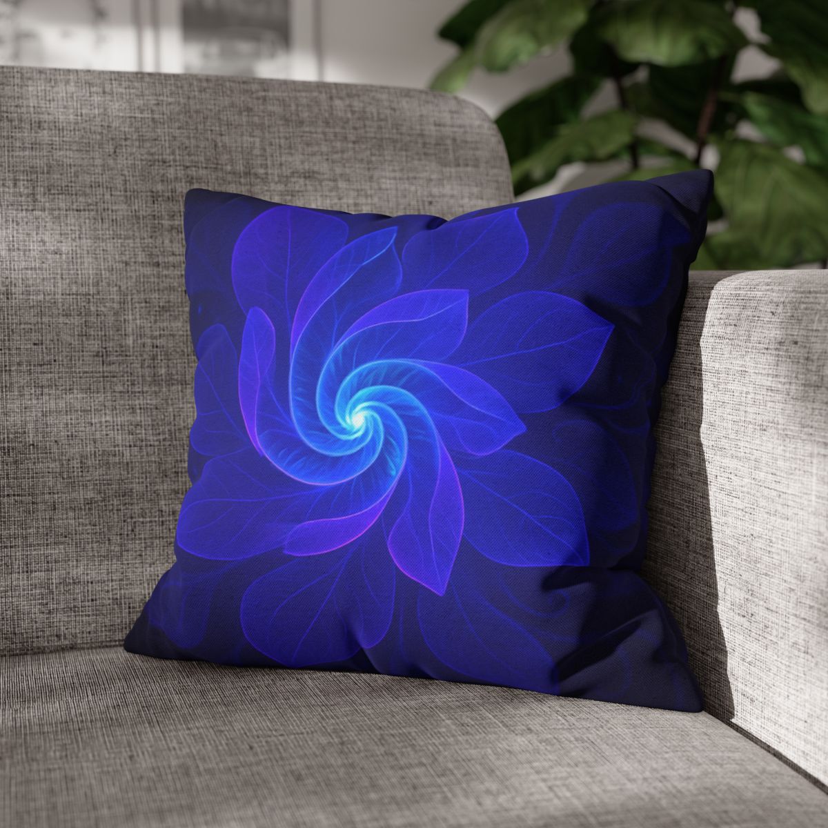 Petal Prism Helix soft cotton pillow cases