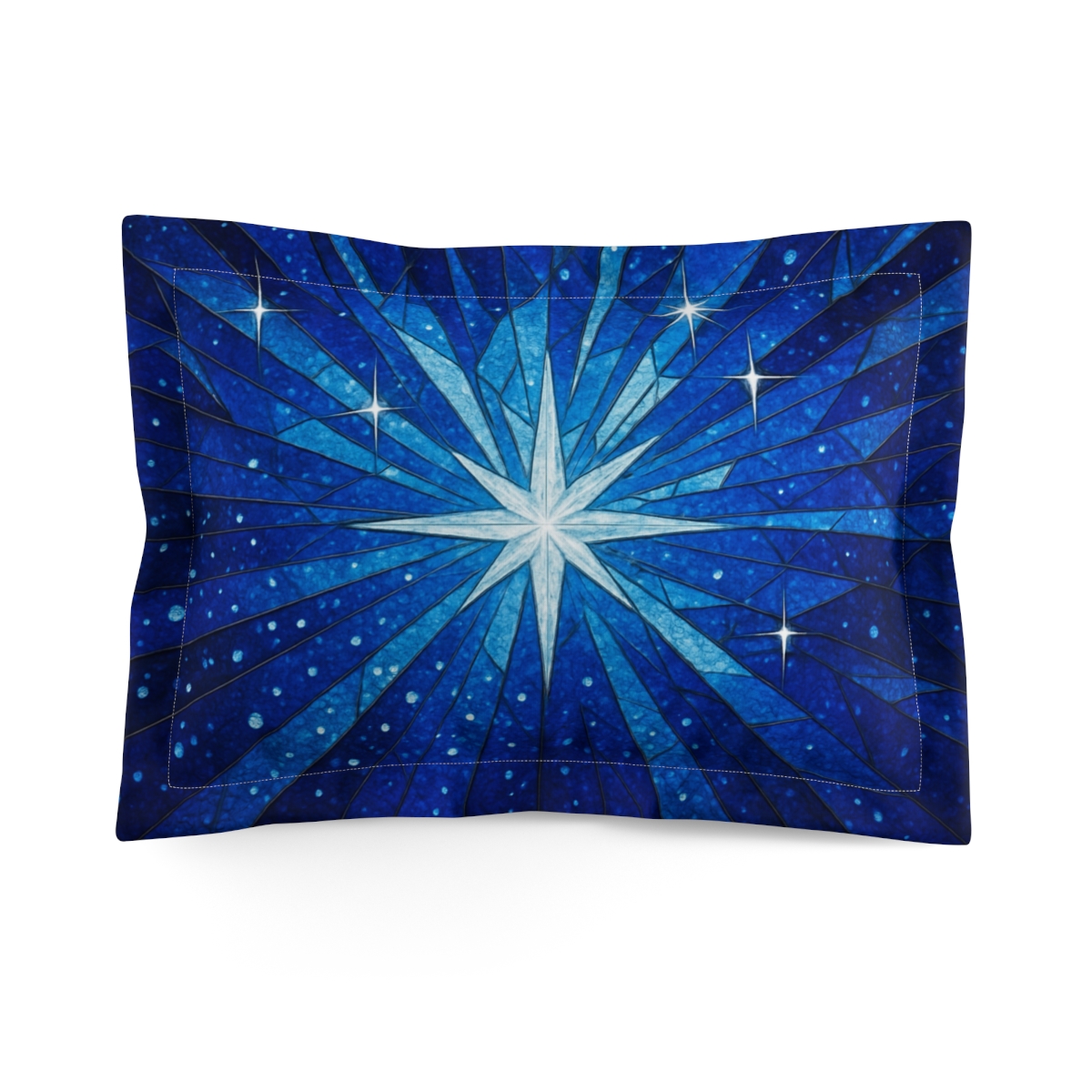 Photon Burst Mosaic soft plush pillows