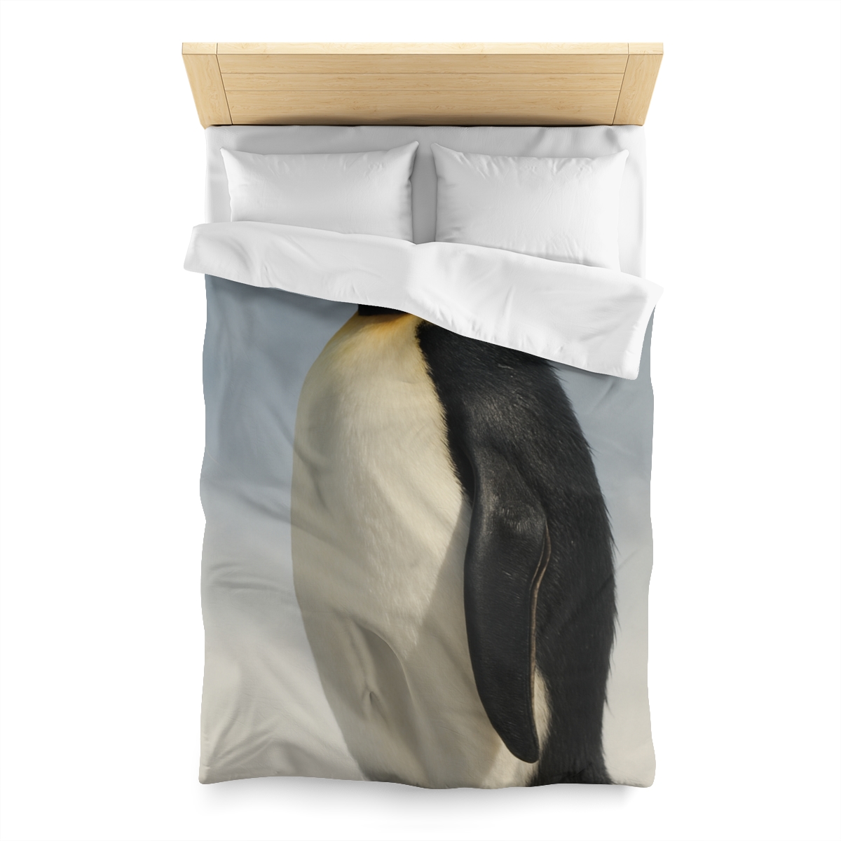Glacier Gleam Emperor Penguin stylish duvet covers