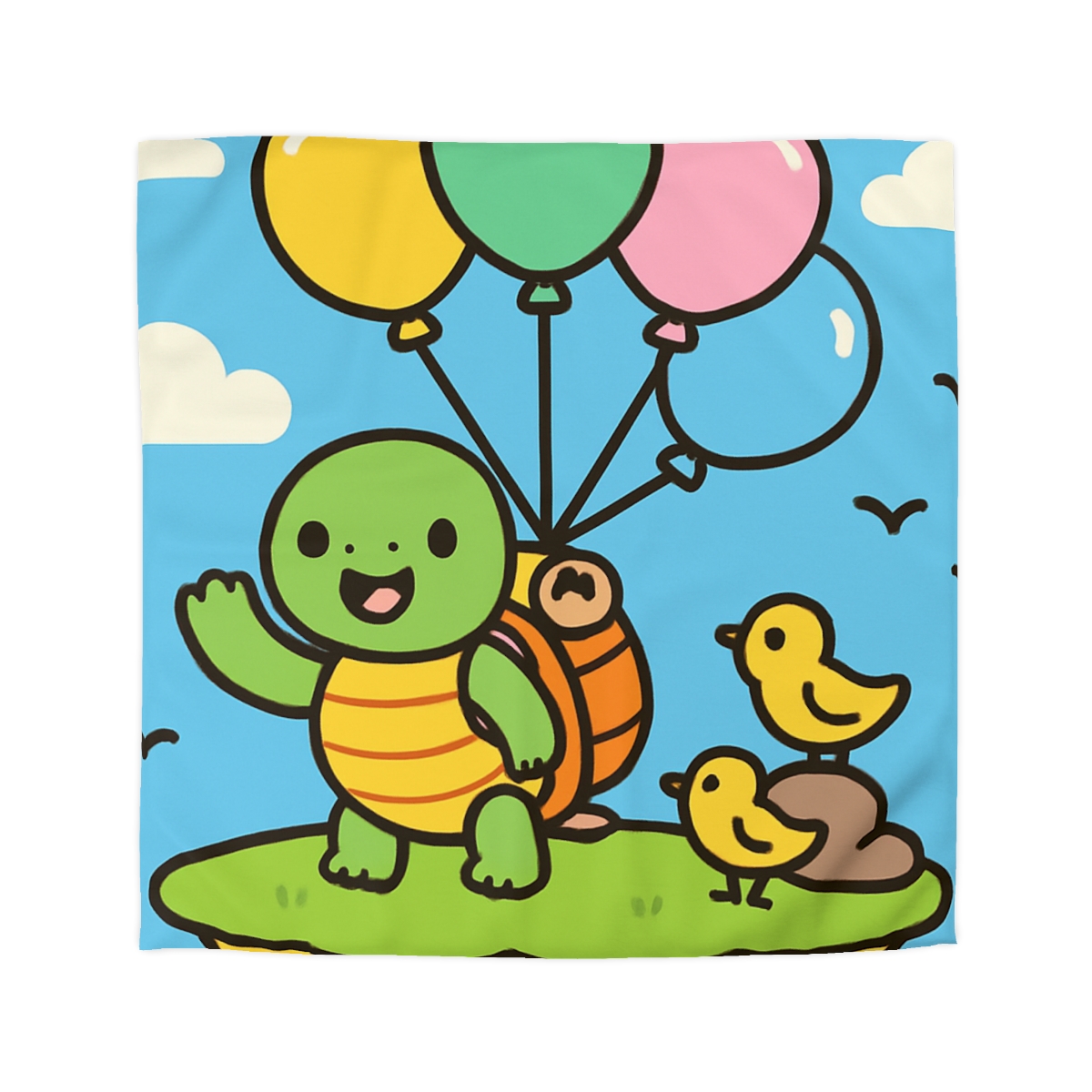 Balloon Island Adventure stylish duvet covers