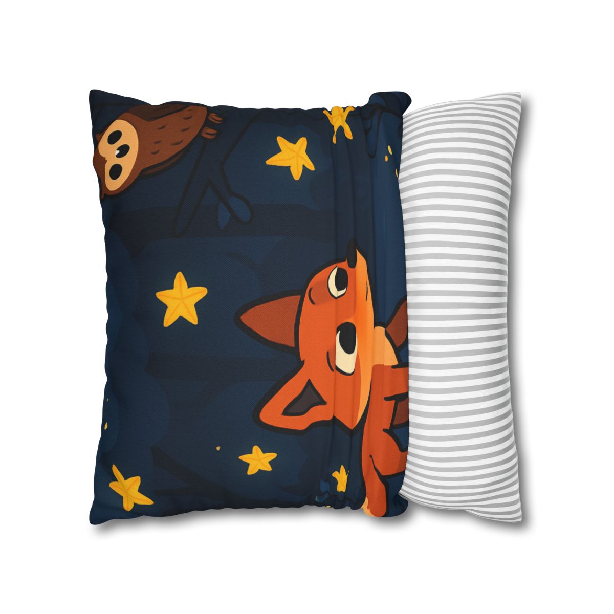 Cosmic Forest Fox personalized pillow covers