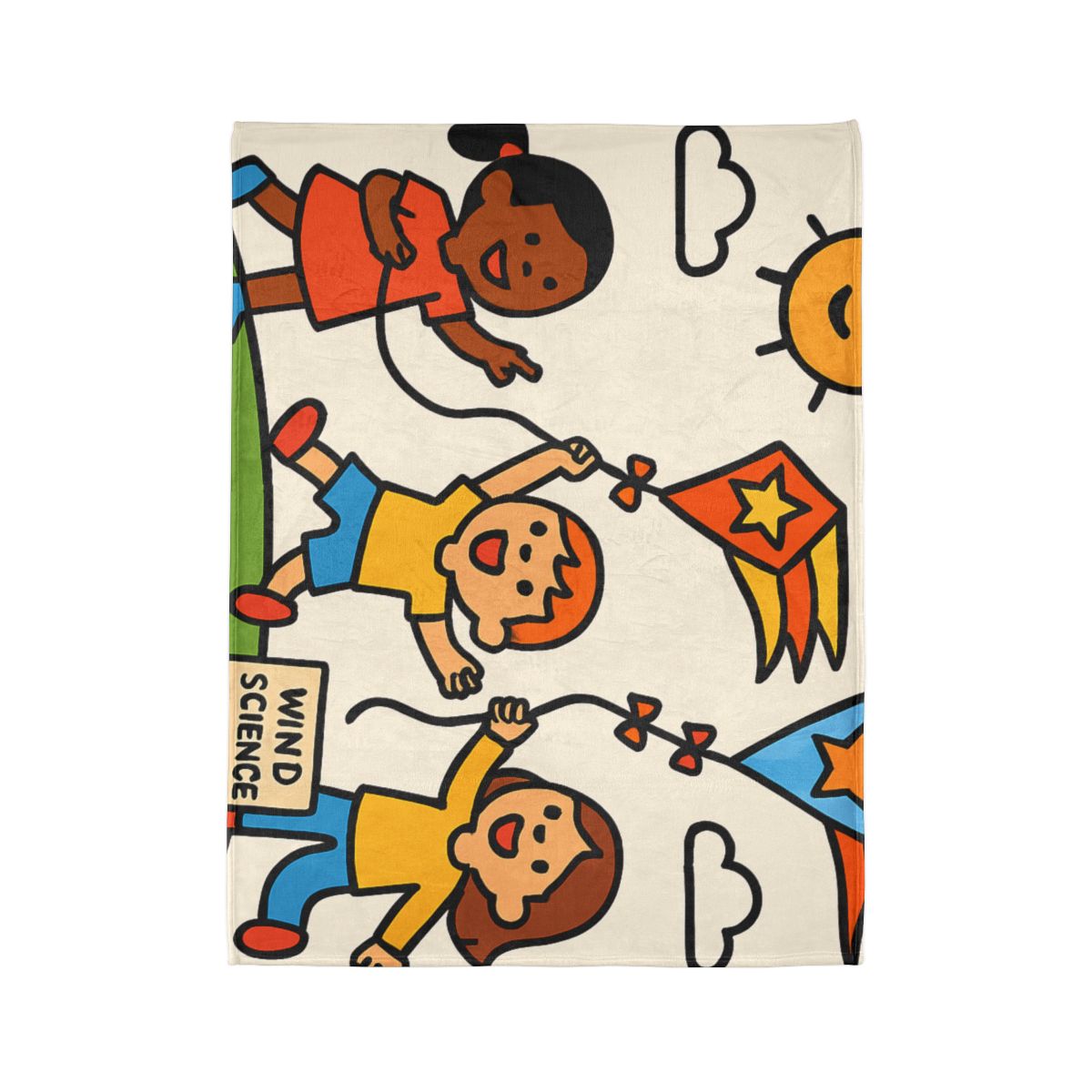 Comet Kite Parade On Cloud Hill decorative home blankets