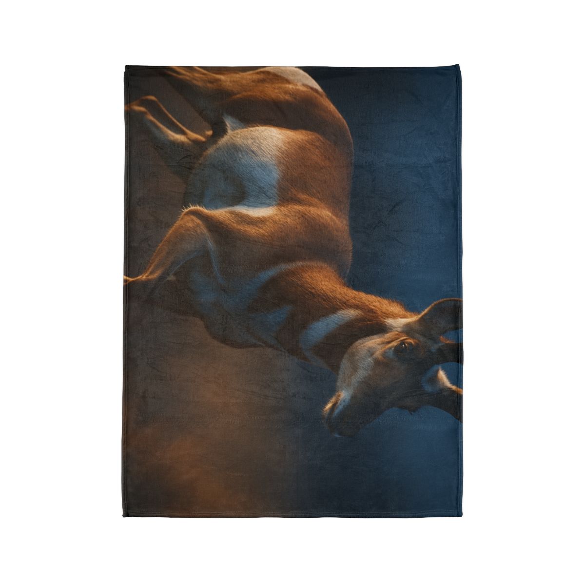 Moonlit Stride Pronghorn trendy patterned blankets