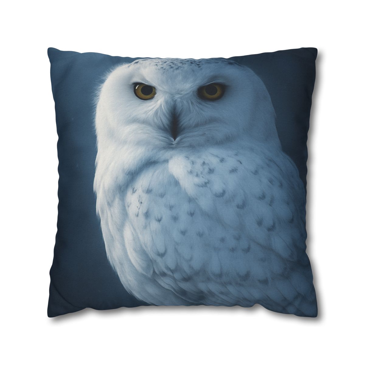 Midnight Watch Snowy Owl stylish decorative pillowcases