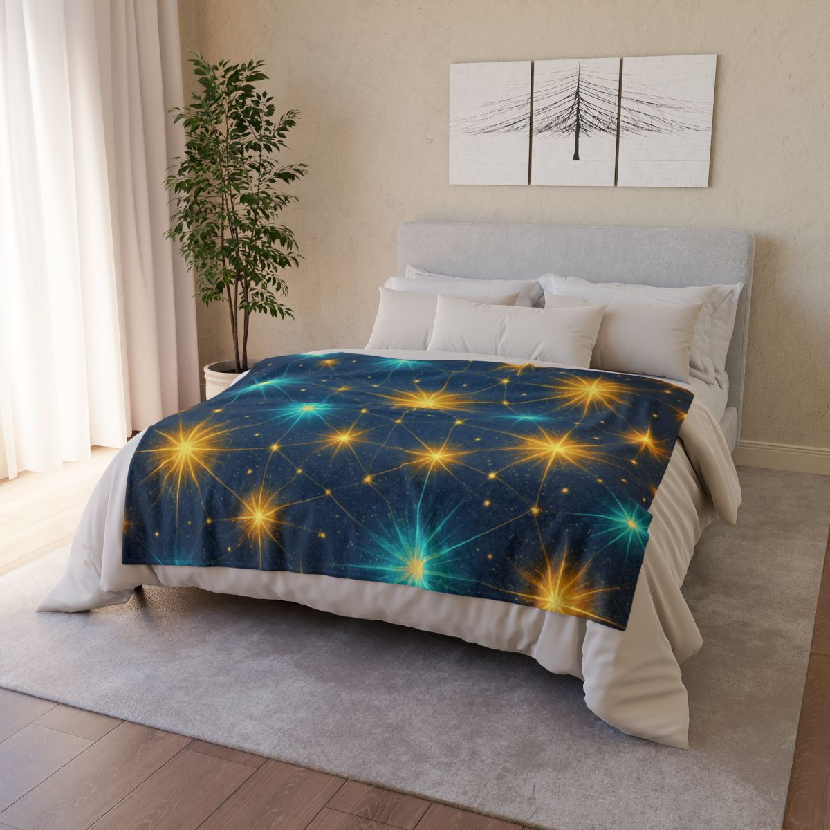 Starburst Lace Cluster unique gift blanketscustom blankets