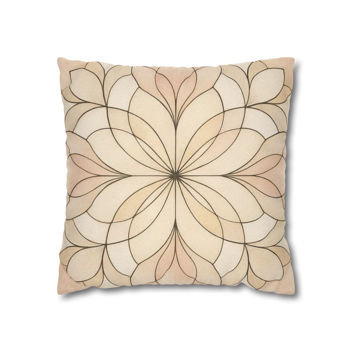 Petal Prism Lattice stylish decorative pillowcases