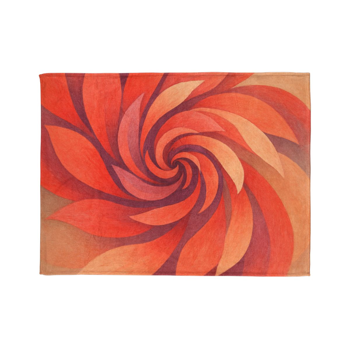 Petal Spiral Radiance unique gift blankets