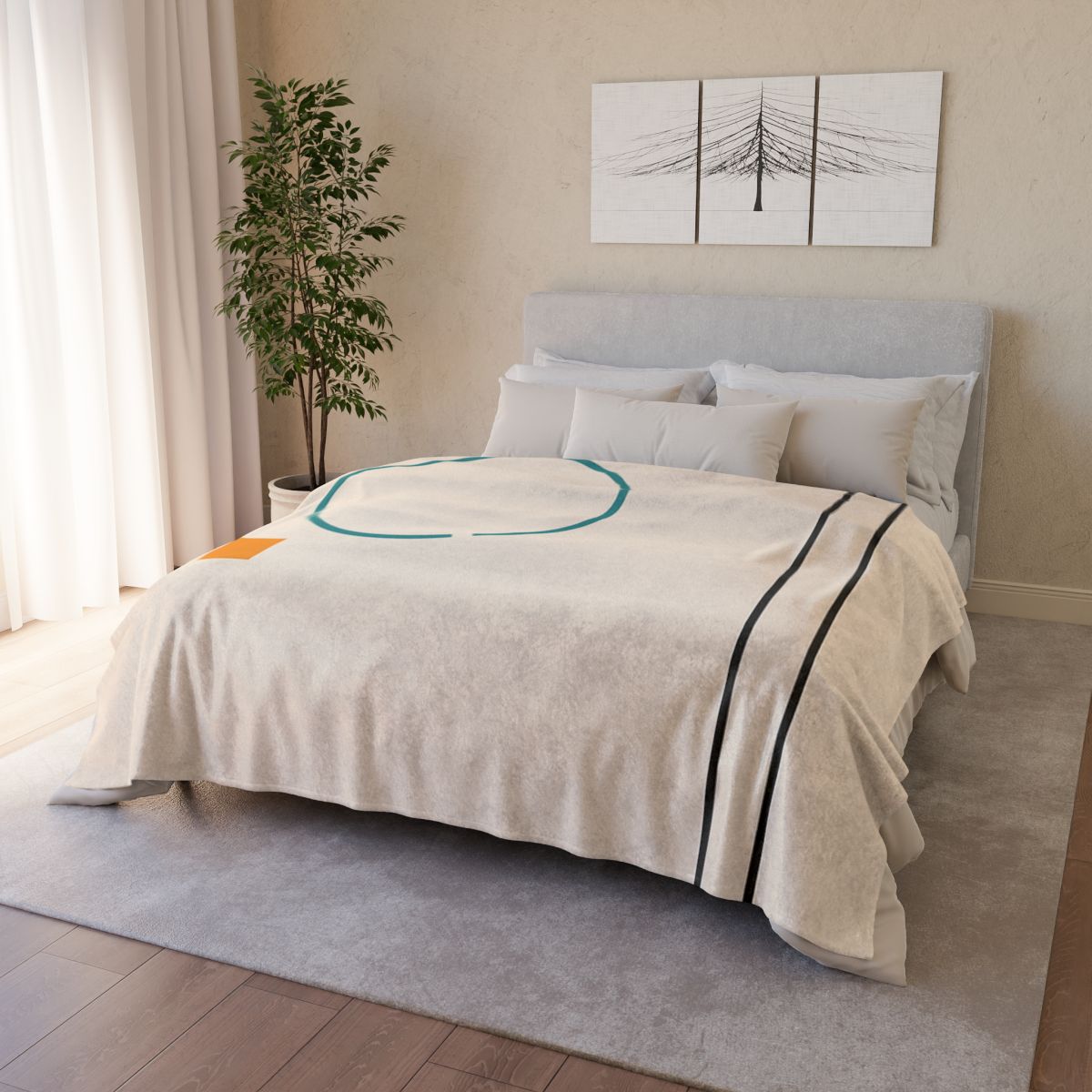 Quiet Column With Split Ring warm winter blankets