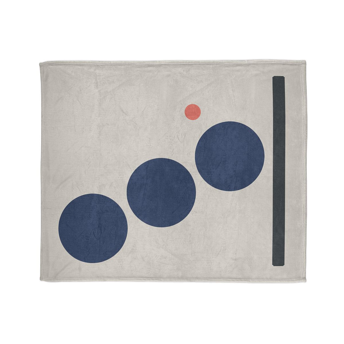 Stepped Circles And Side Bar stylish throw blankets