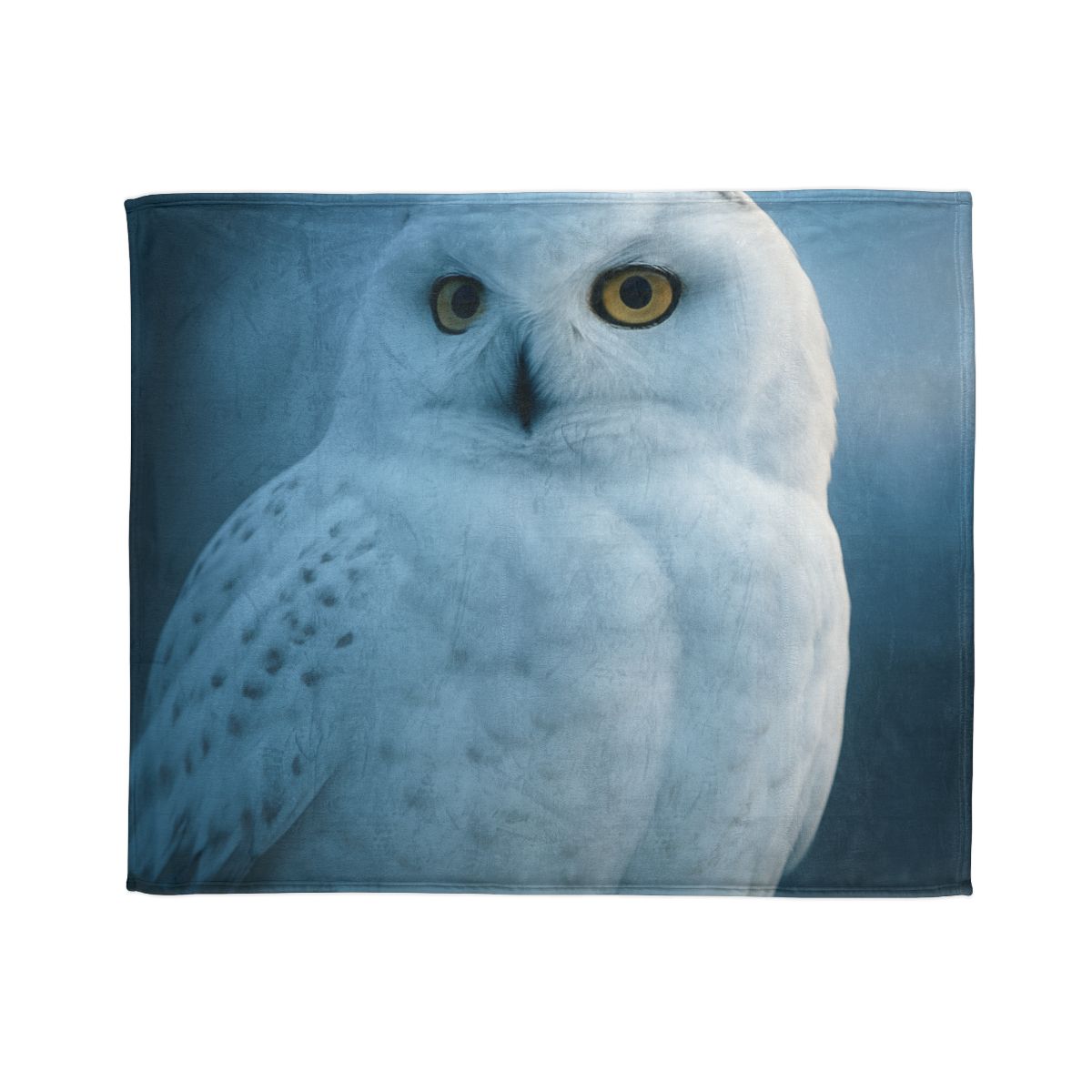 Twilight Watcher Snowy Owl decorative home blankets