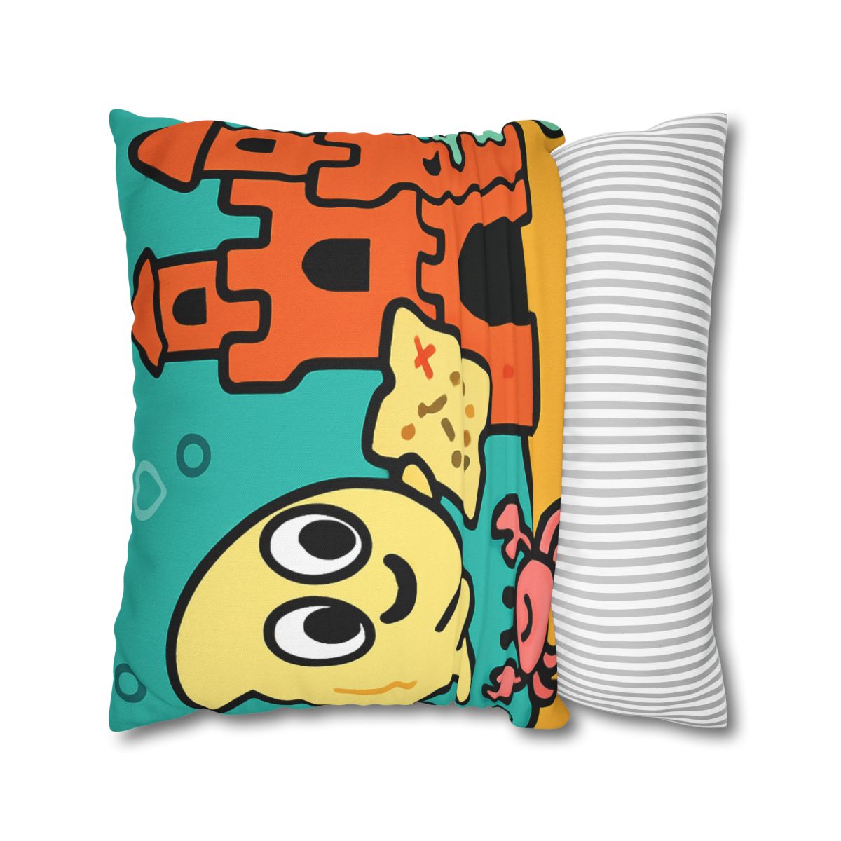 Coral Castle Map Of The Moonfish Kingdom personalized pillow covers