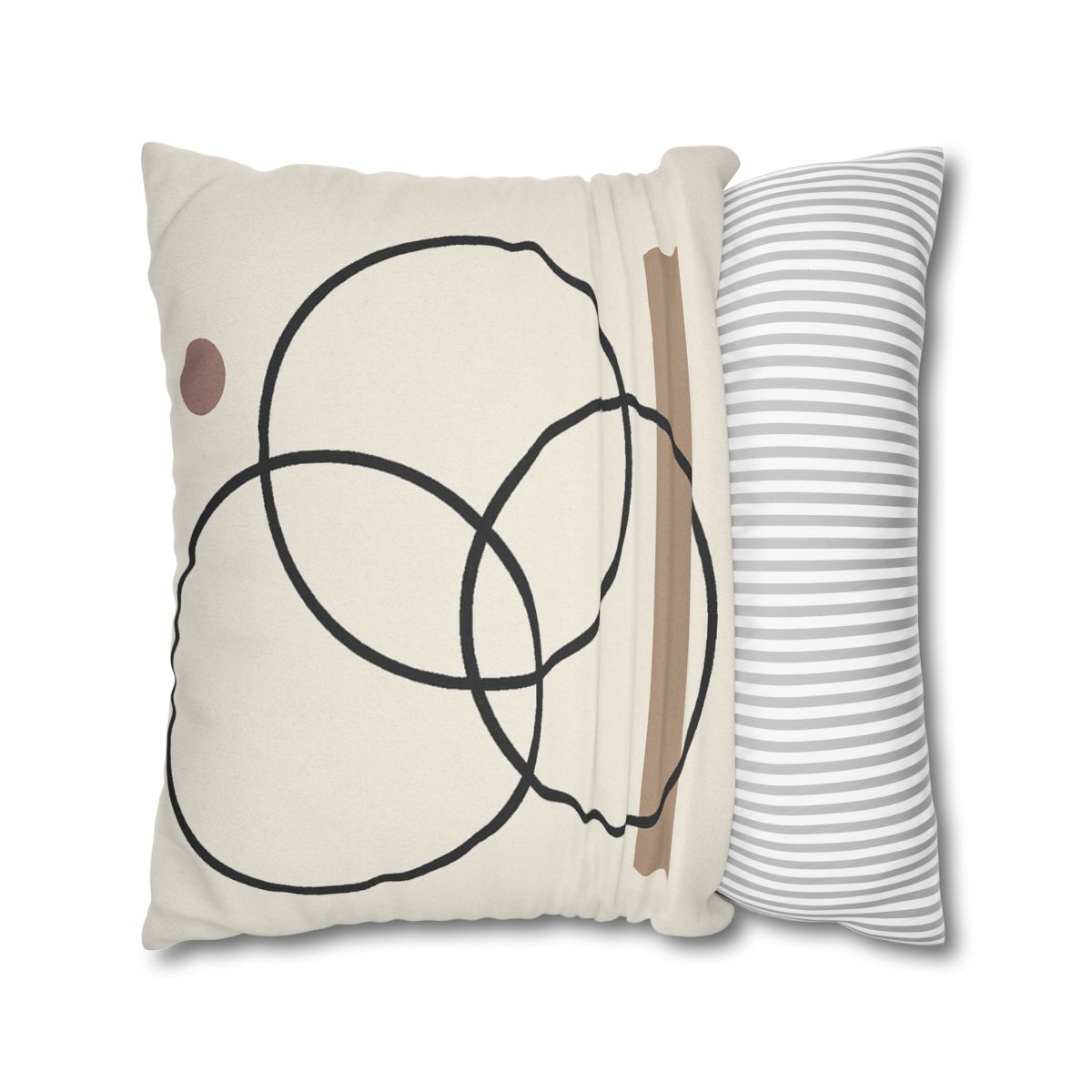 Staggered Rings And Slim Bar comfortable bedding pillow covers