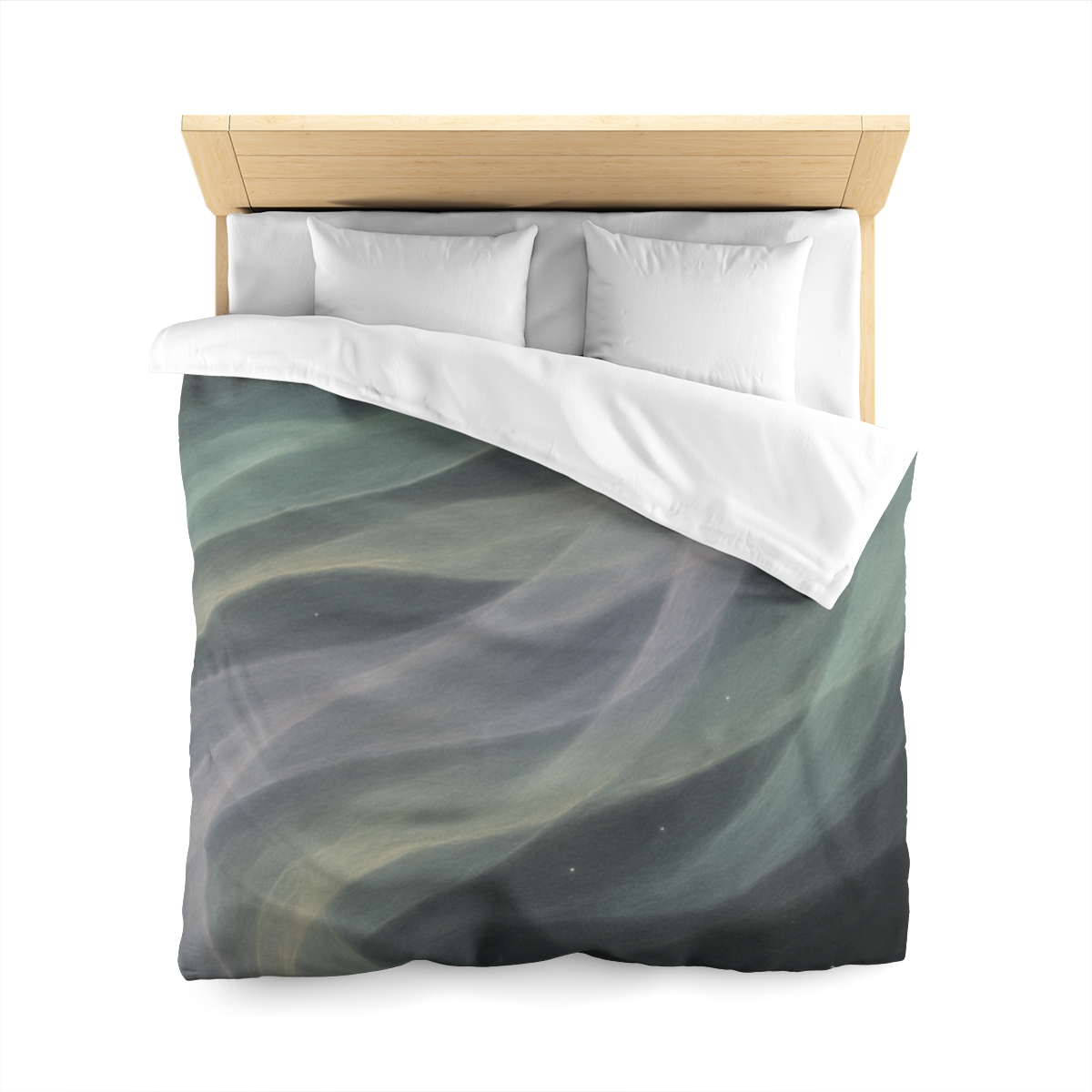 Auroral Cosmic Silk Currents stylish duvet covers