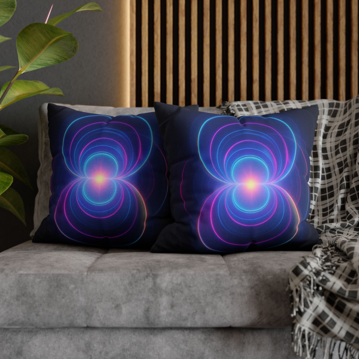 Prismatic Lensing Bloom soft cotton pillow cases