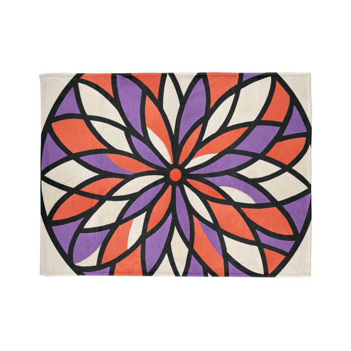 Bloom Shard Kaleidoscope trendy patterned blankets
