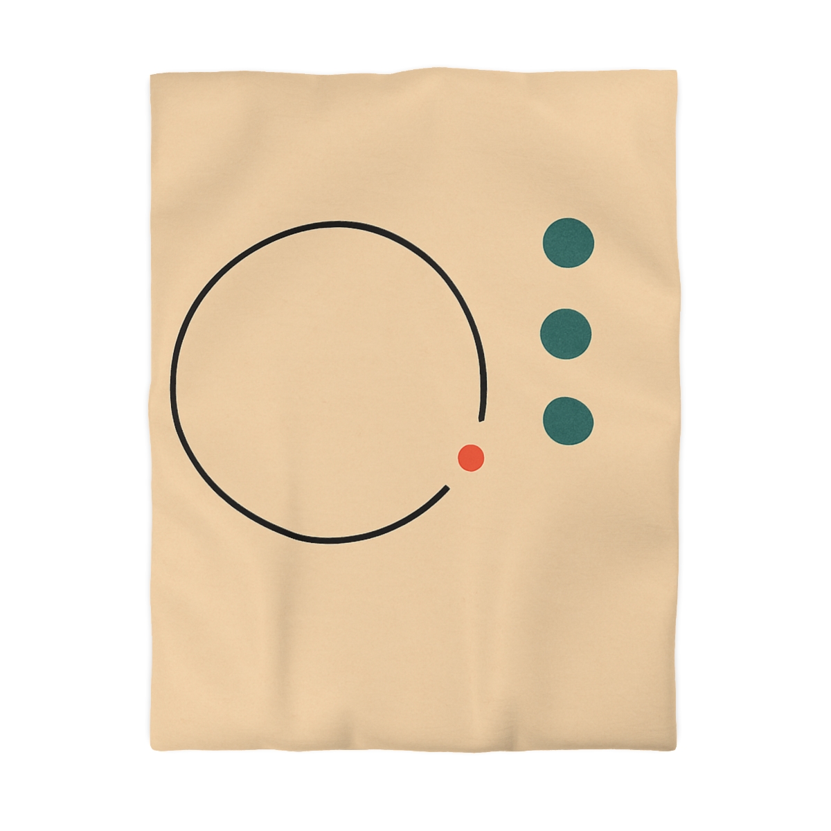 Broken Ring With Offset Triplet soft comforter duvets