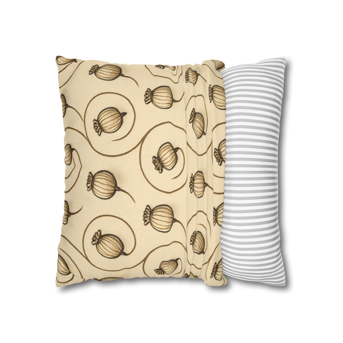 Seed Pod Spiral Ledger personalized pillow covers
