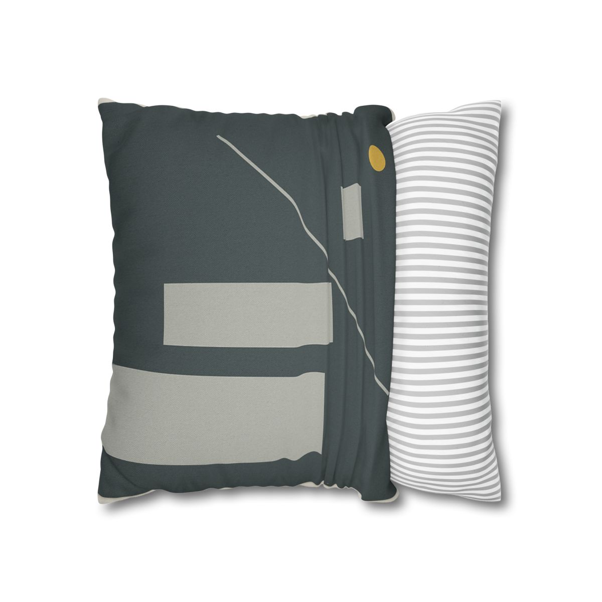 Staggered Blocks With Quiet Diagonal soft cotton pillow cases