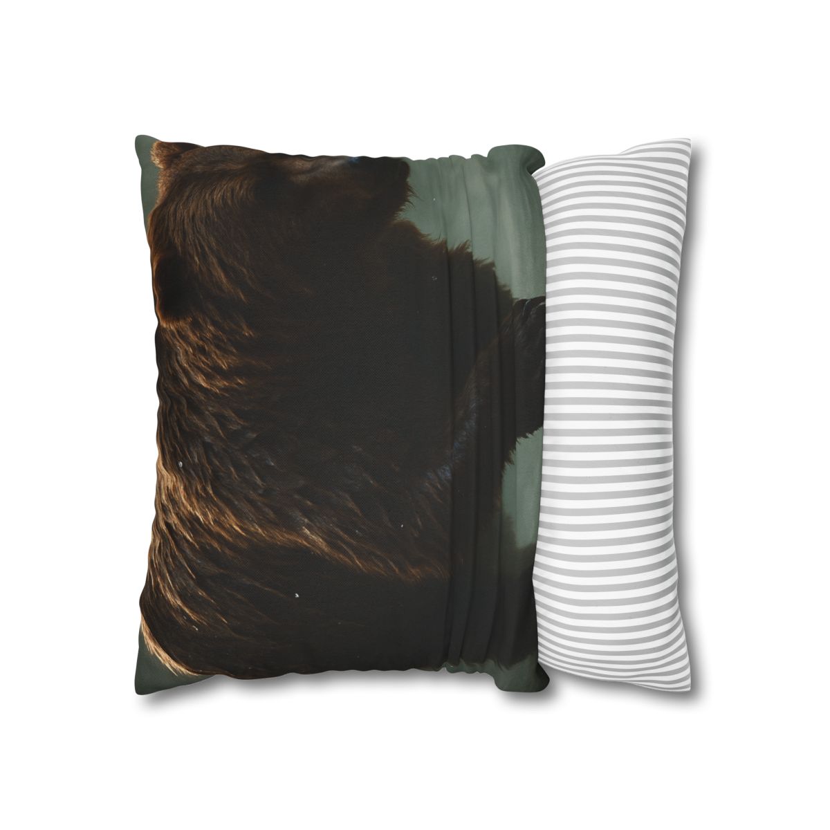 River King Grizzly Bear personalized pillow covers