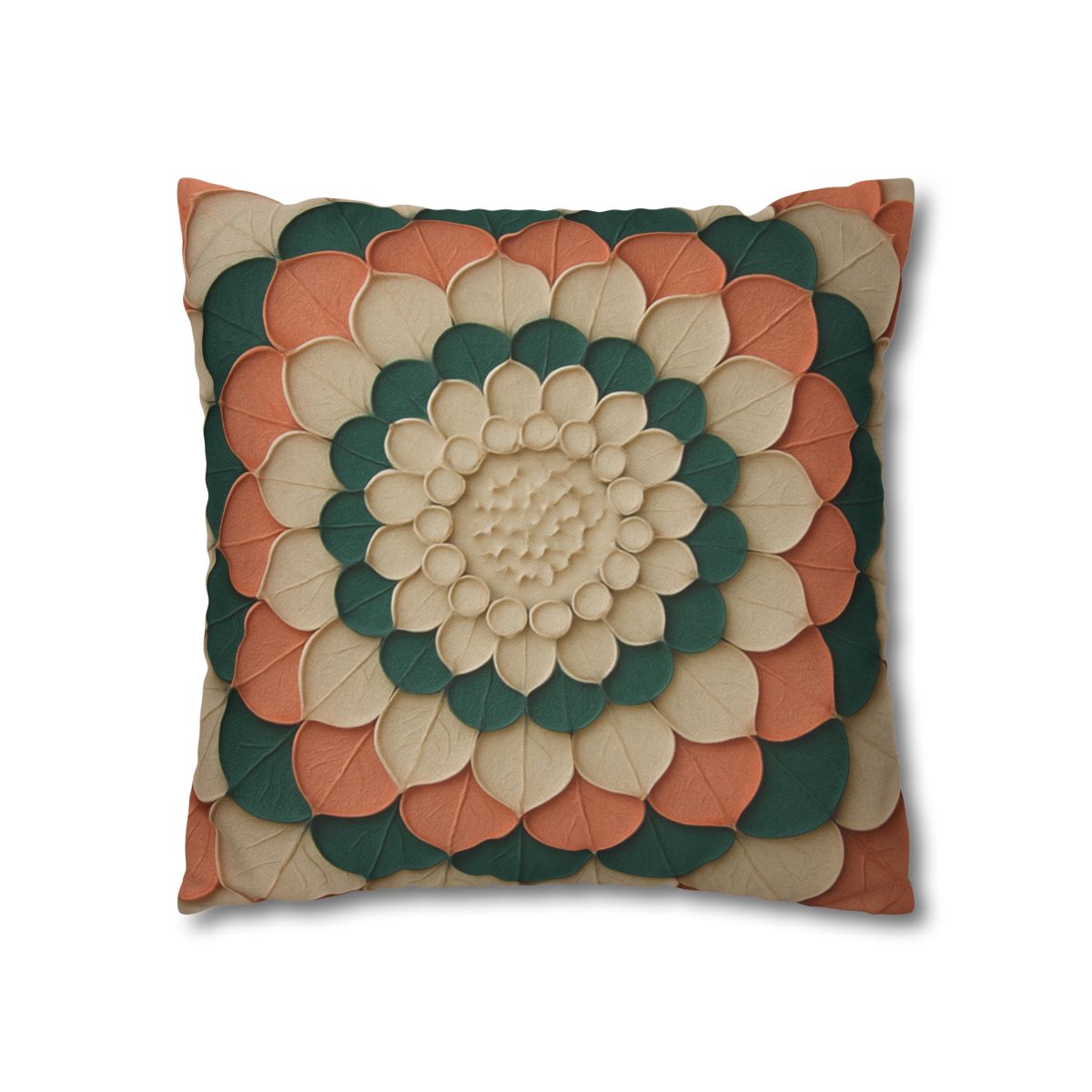 Petal Halo Mosaic designer print pillow cases