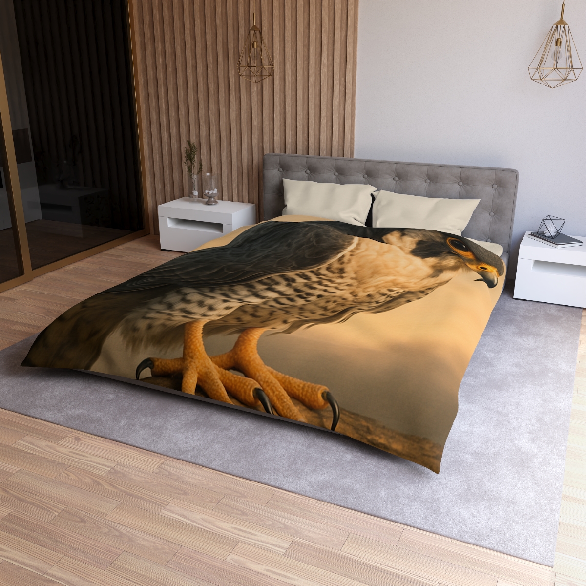 Solar Crest Peregrine Falcon warm winter duvets