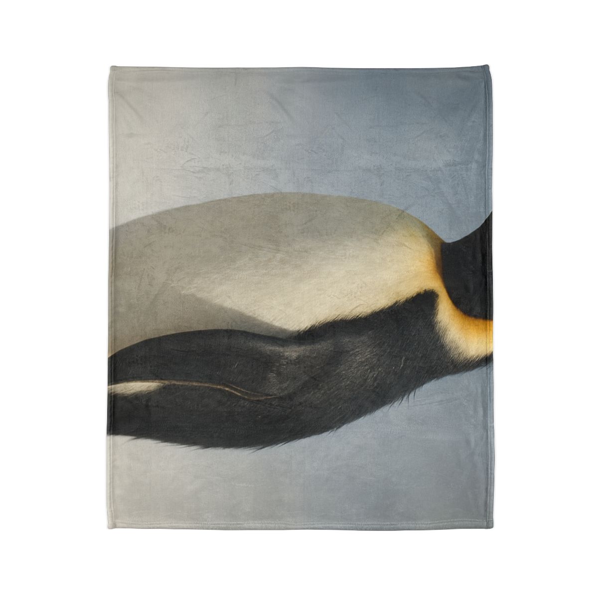 Glacier Gleam Emperor Penguin decorative home blankets