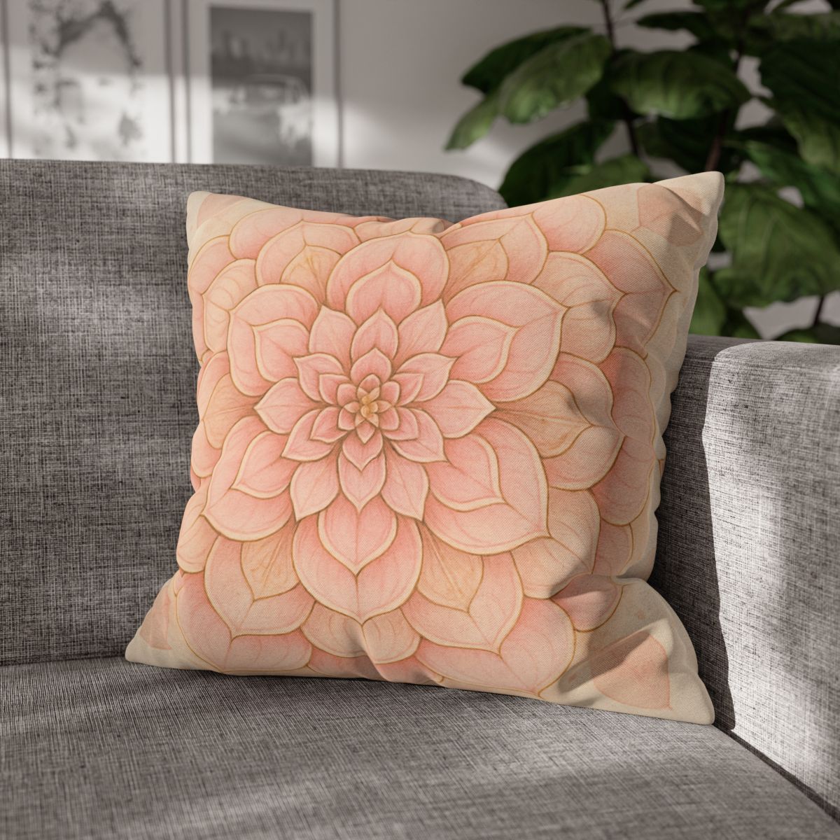 Petal Concentric Chorus designer print pillow cases