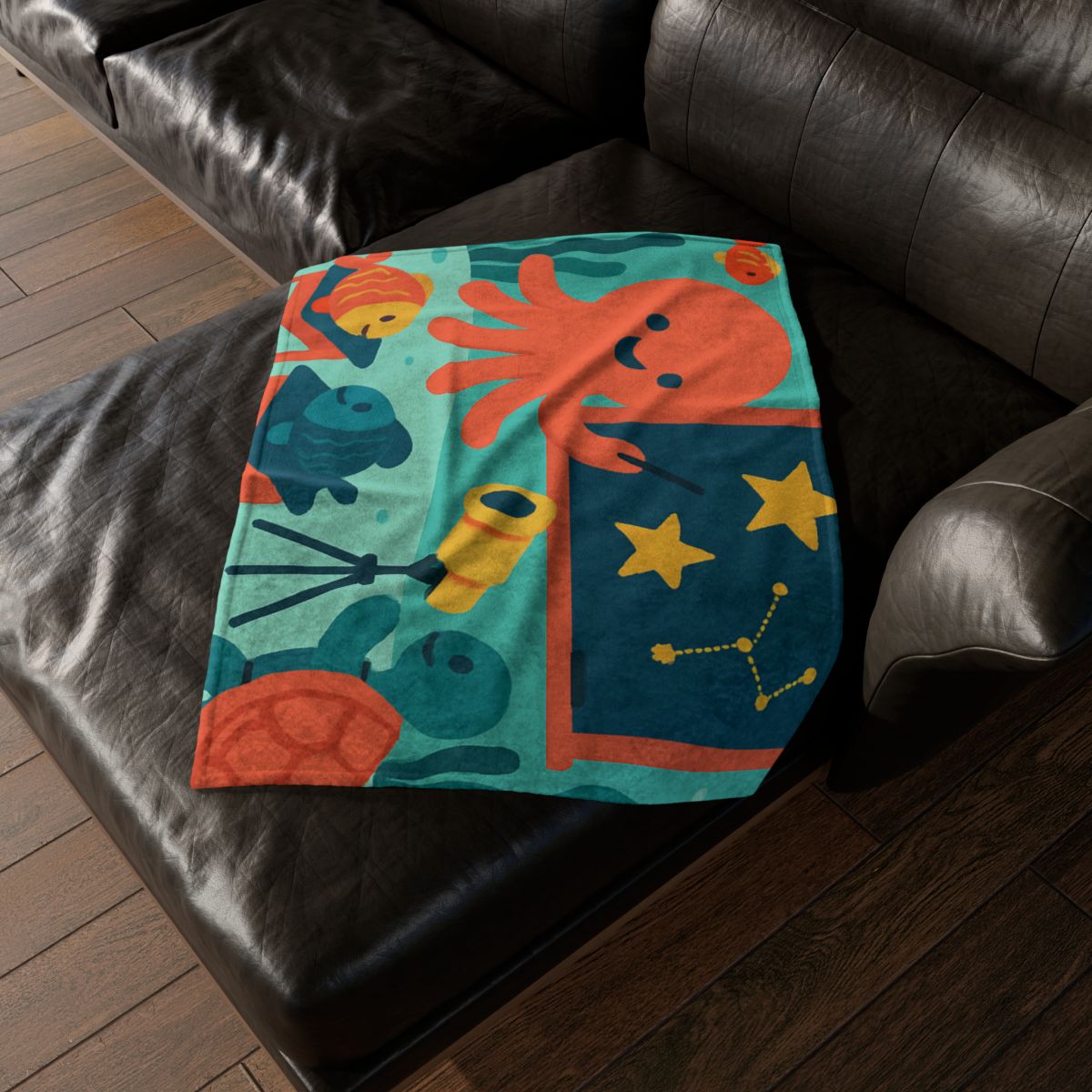 Starlight Coral Classroom trendy patterned blankets