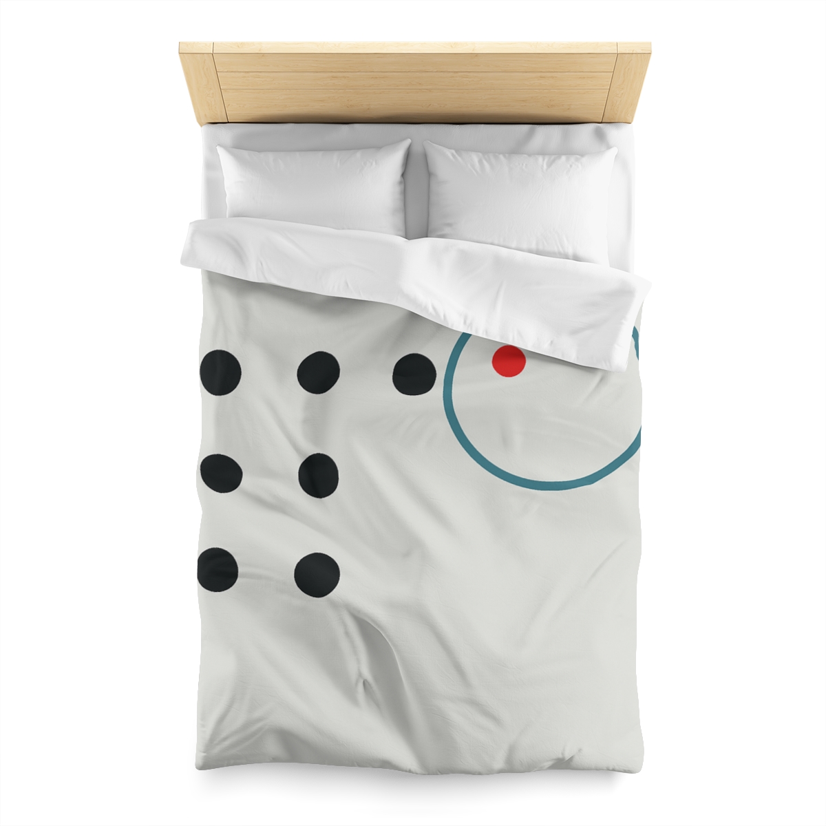 Broken Grid With One Orbit Ring designer printed duvets