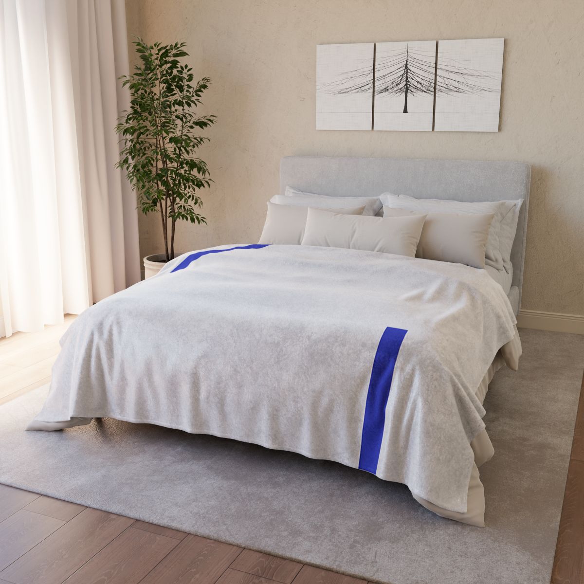 Corner Arc And Bar Dialogue trendy patterned blankets