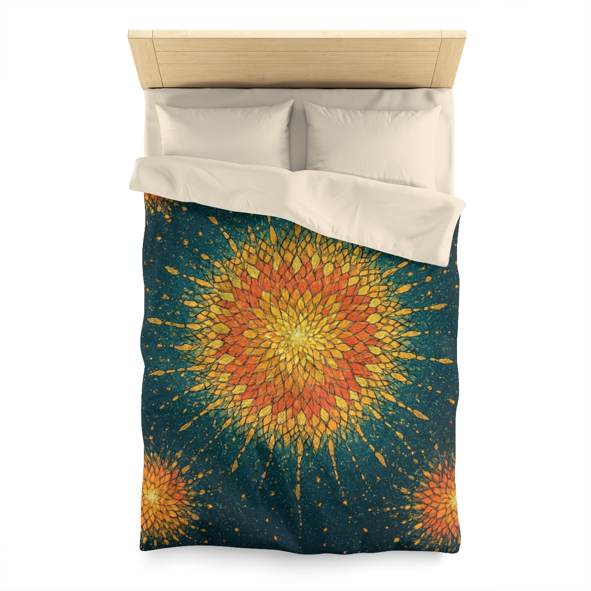 Starburst Mosaic Halo custom duvets