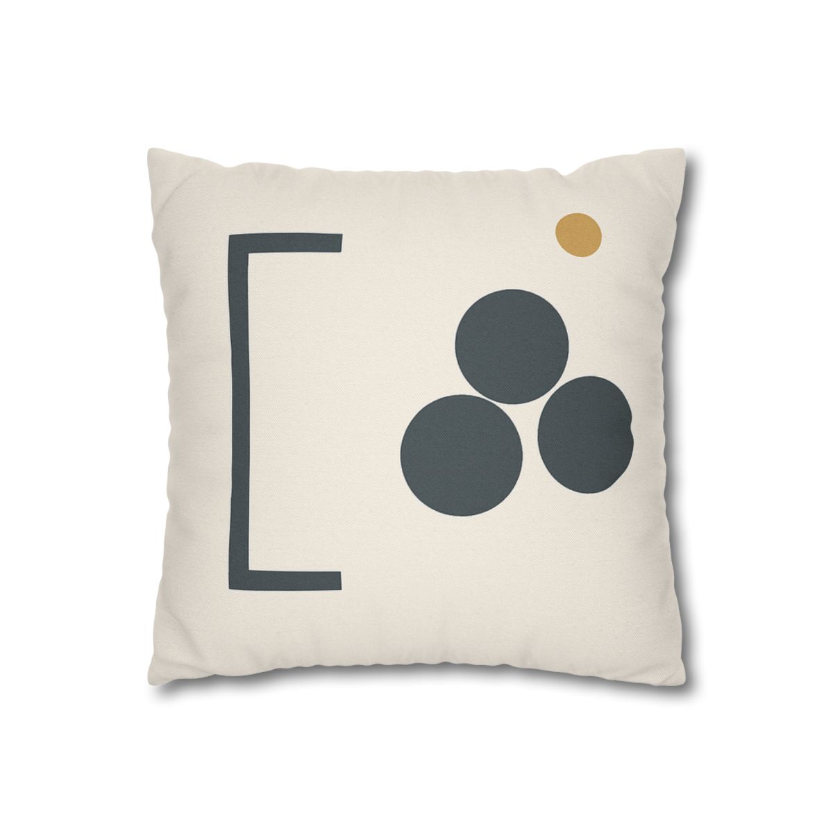 Diagonal Bracket And Three Circle Cluster custom pillow cases