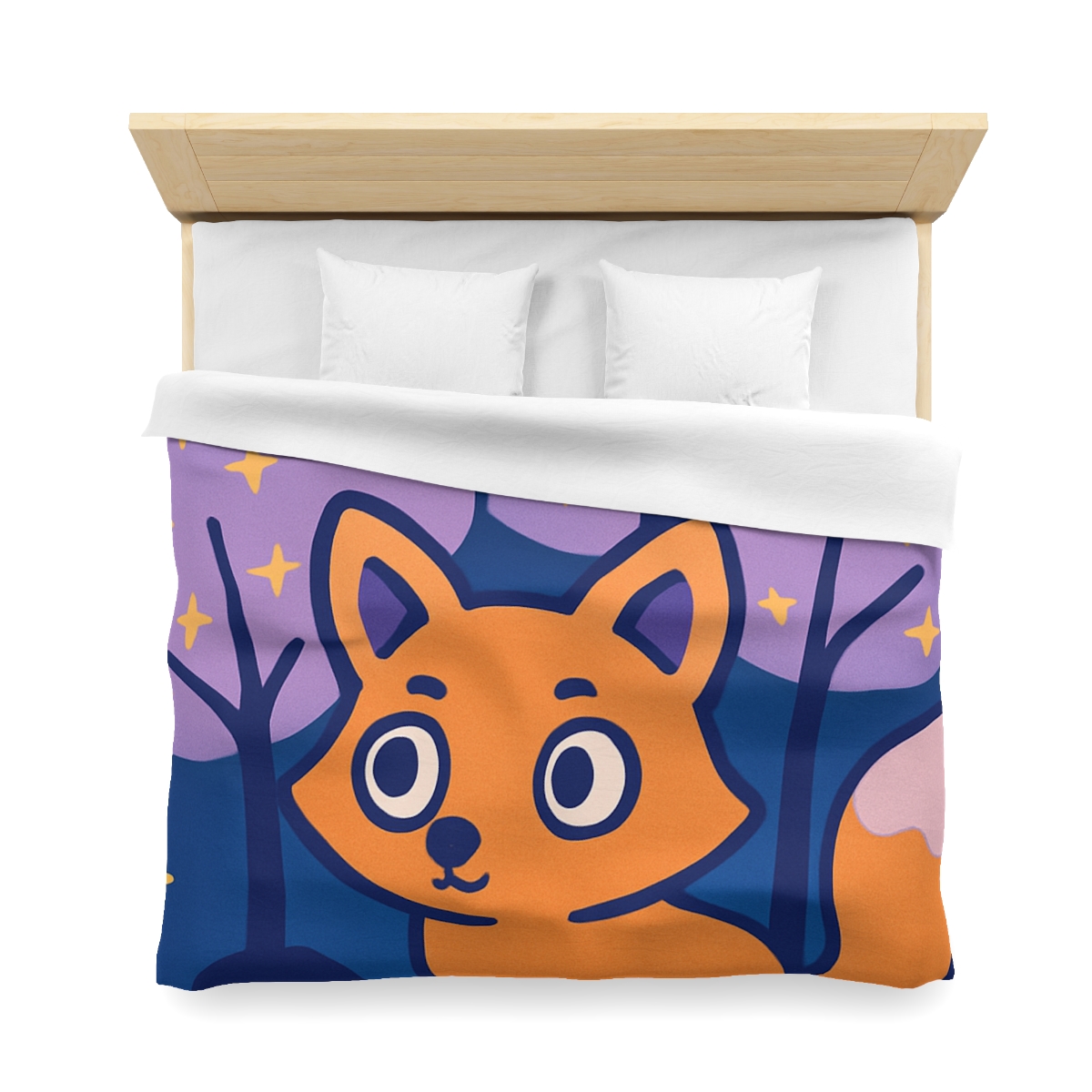 Galactic Forest Fox duvets for gifts