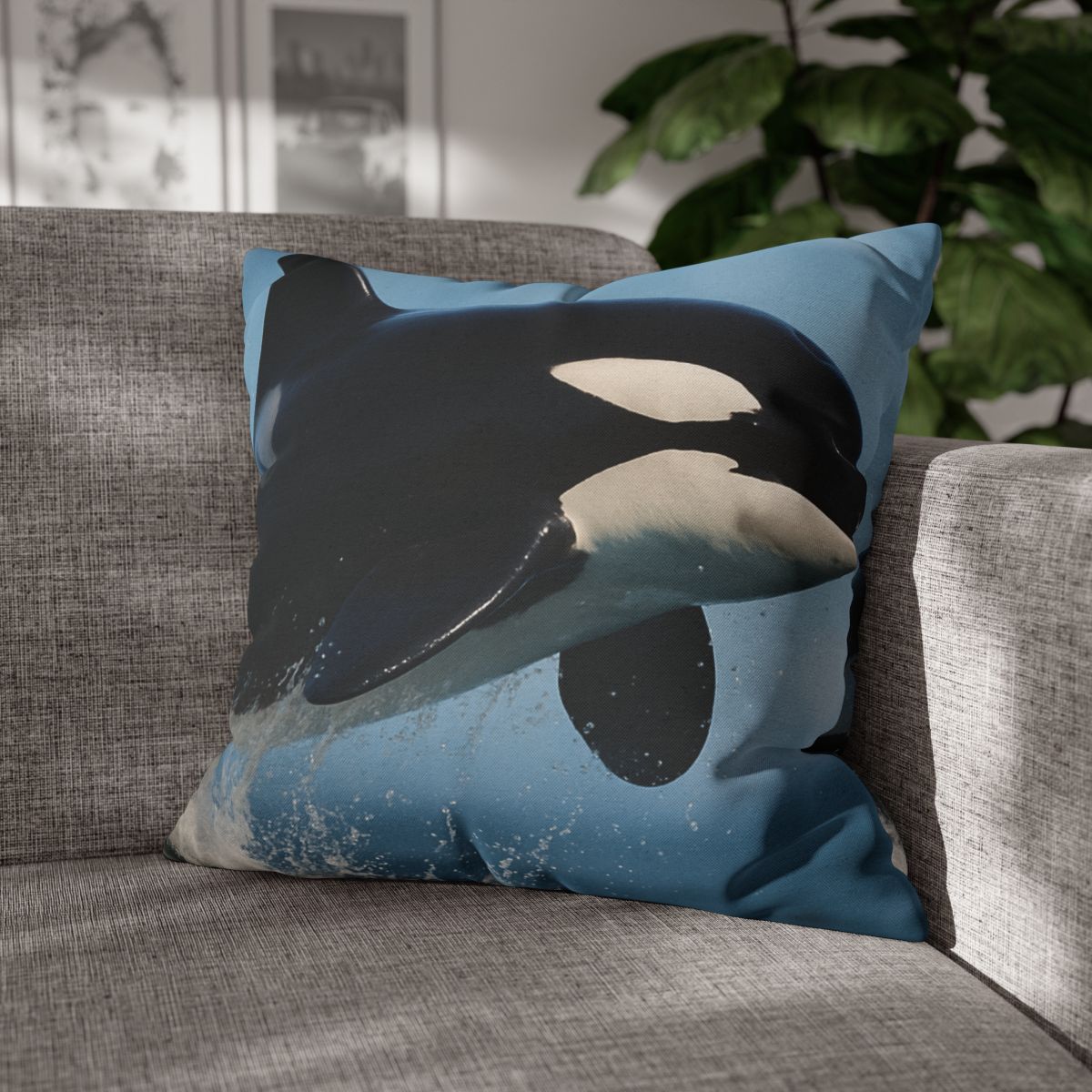 Tidal Monarch Orca comfortable bedding pillow covers