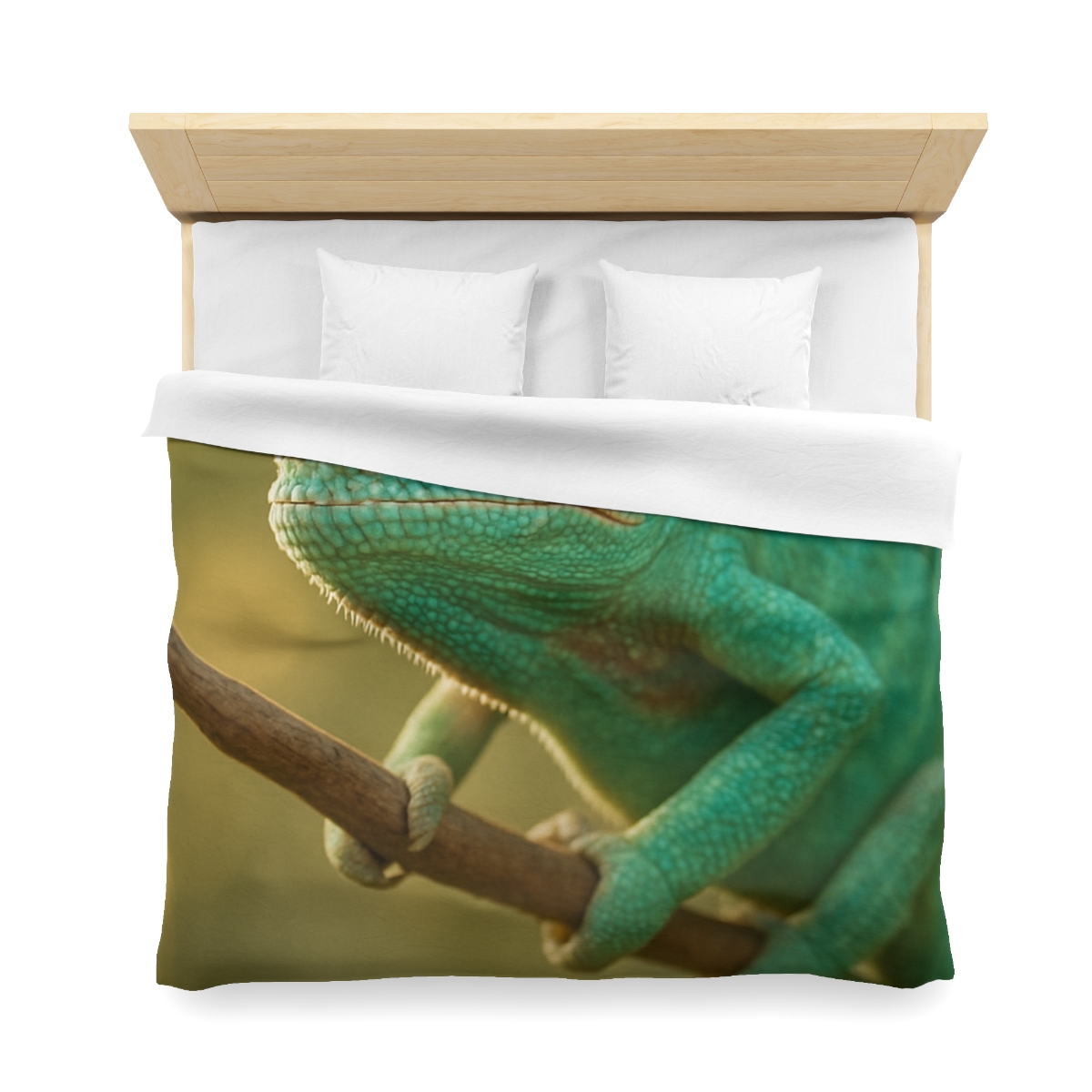 Prism Gaze Veiled Chameleon designer printed duvets
