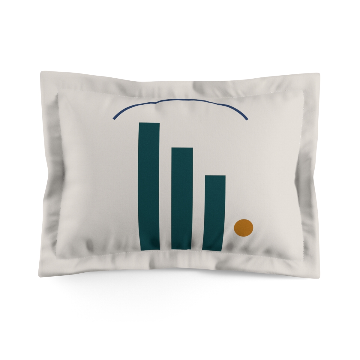 Aligned Bars With Rising Arc stylish throw pillows