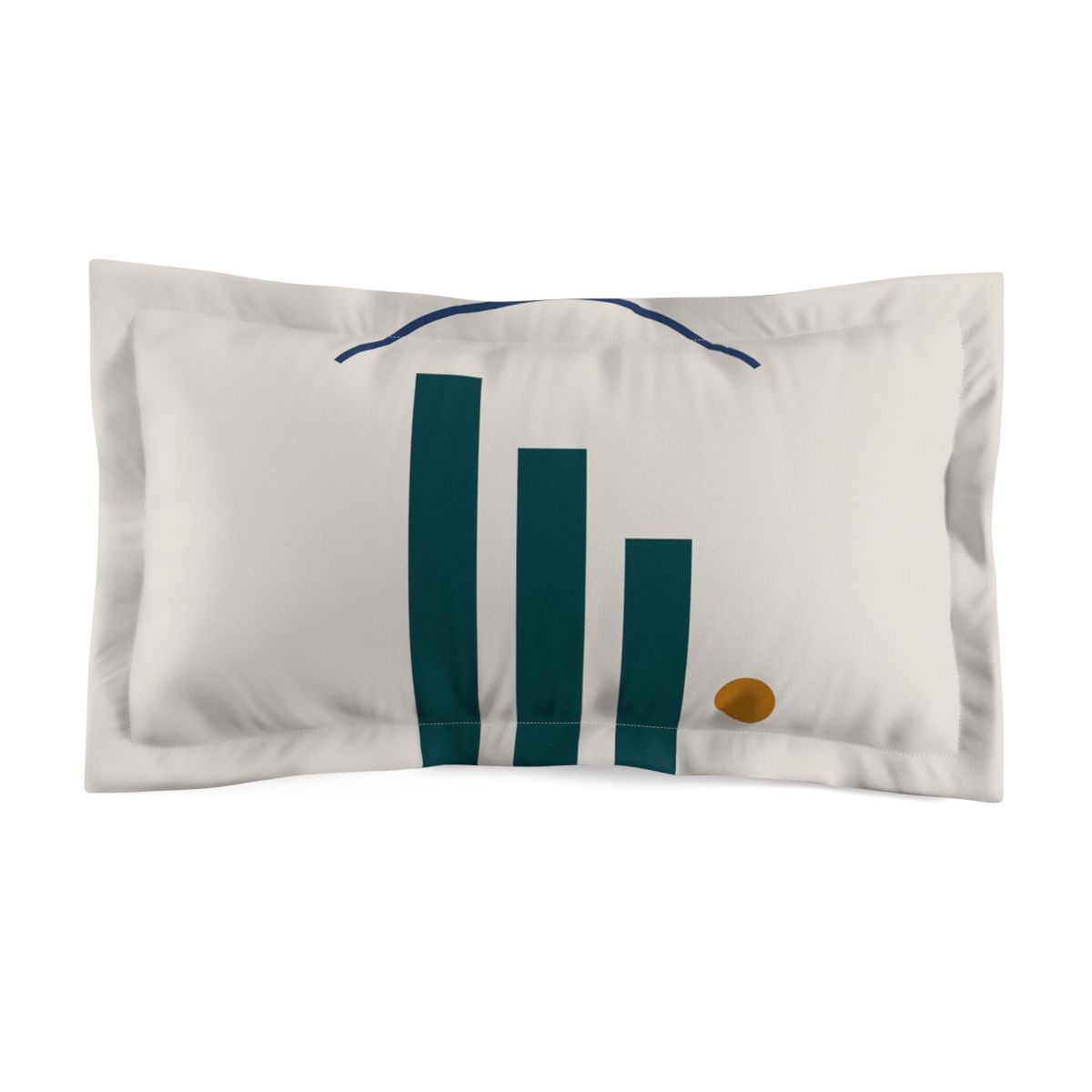 Aligned Bars With Rising Arc stylish throw pillows