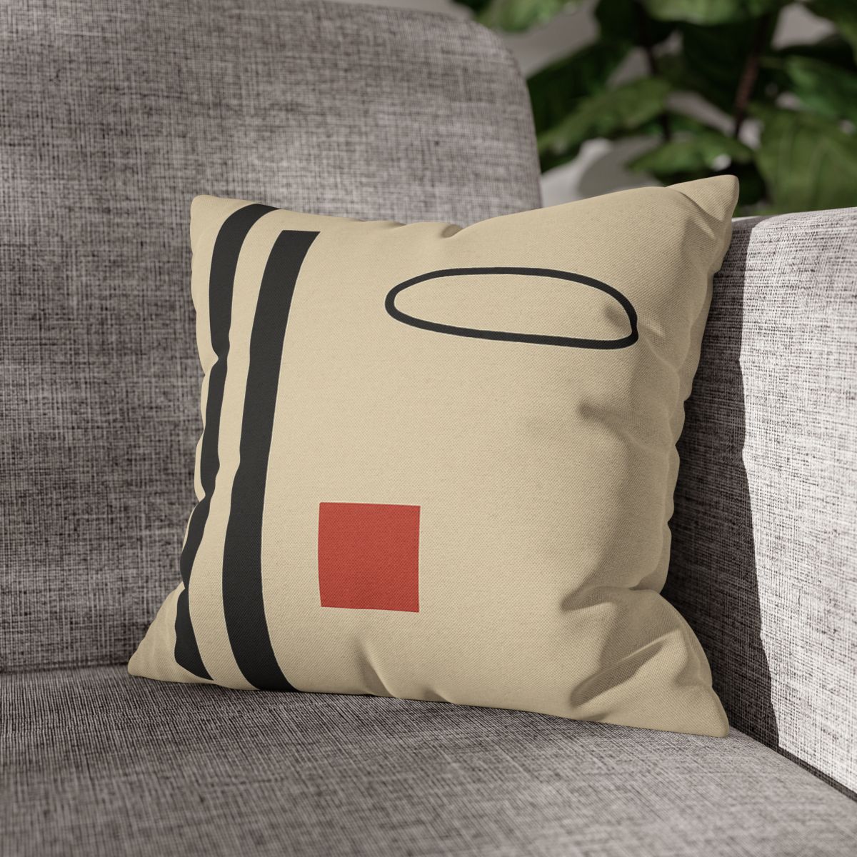 Aligned Posts With Floating Oval personalized pillow covers