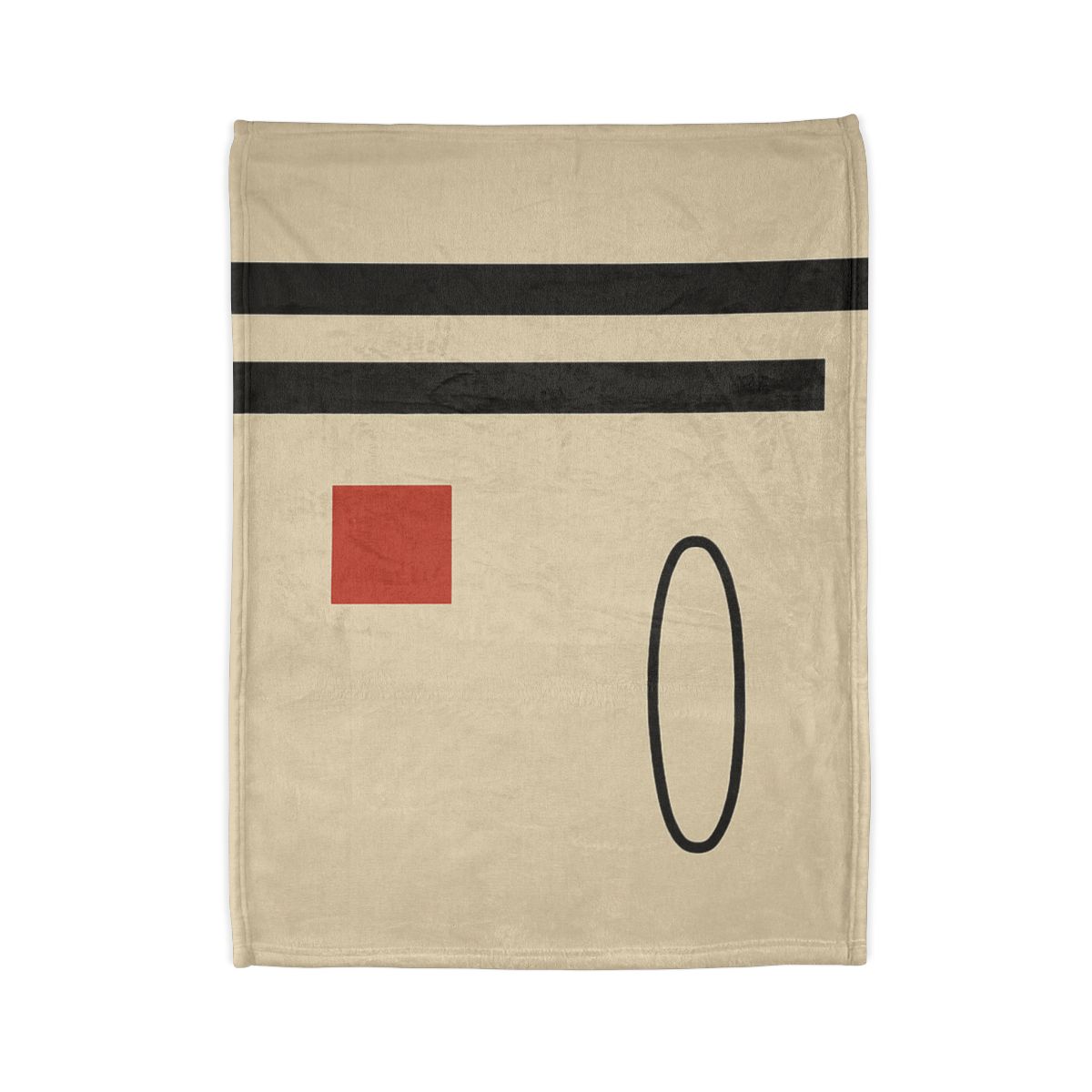 Aligned Posts With Floating Oval designer printed blankets