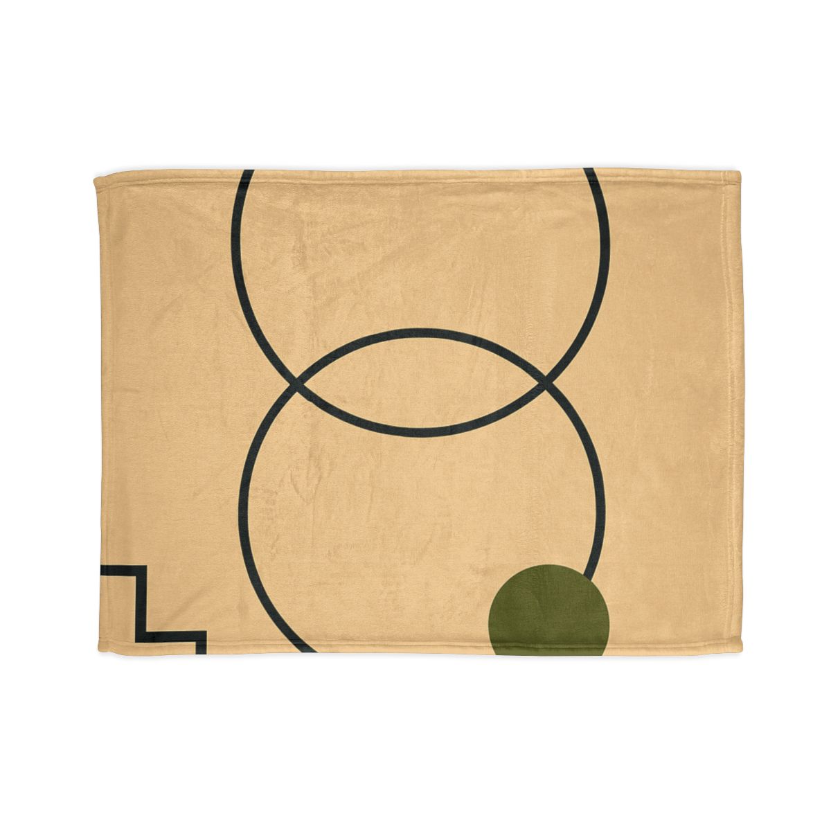 Aligned Rings With Corner Steps stylish throw blankets