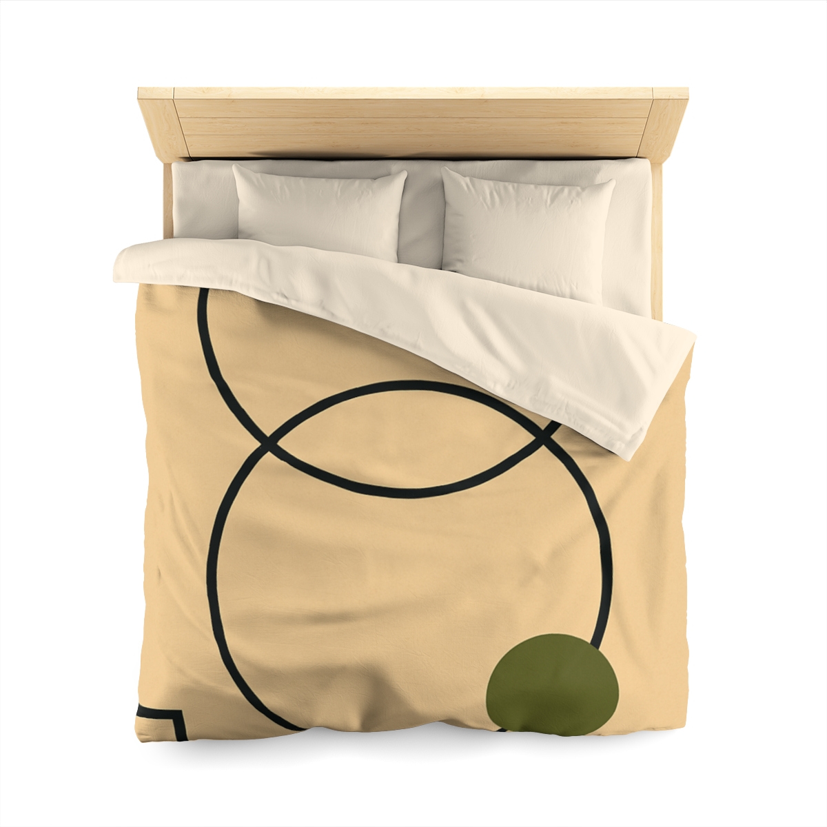 Aligned Rings With Corner Steps soft comforter duvets