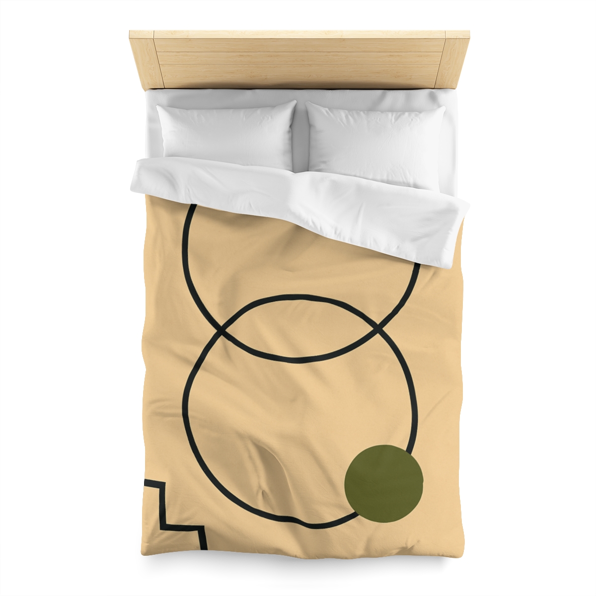 Aligned Rings With Corner Steps soft comforter duvets