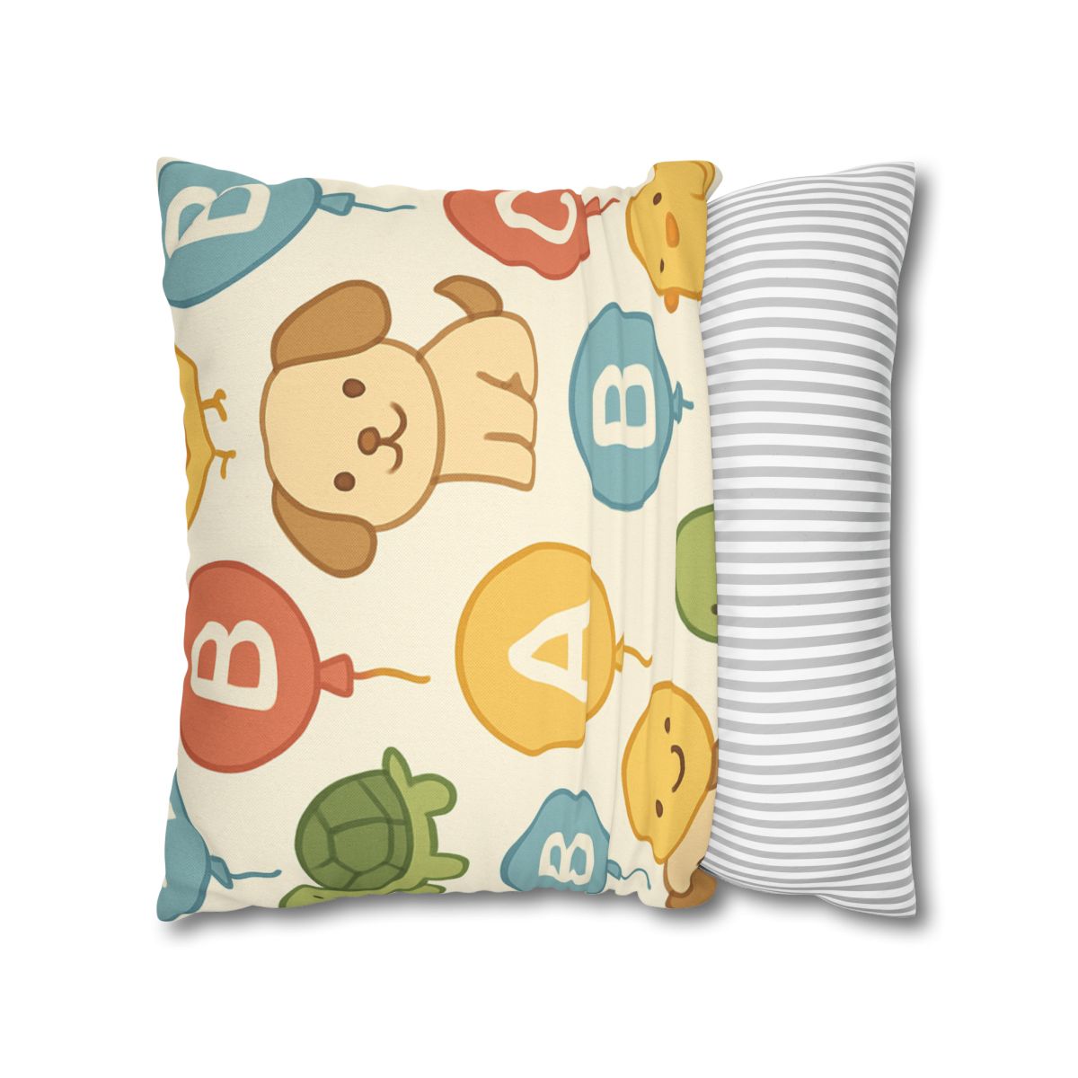 Alphabet Balloon Buddies Pillow Cases Pack Of 2