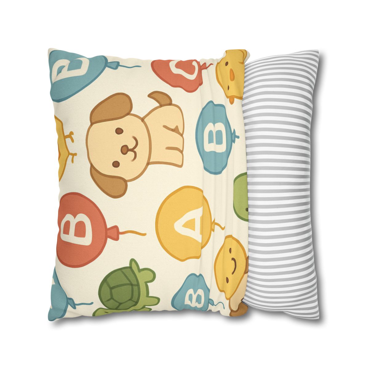 Alphabet Balloon Buddies Pillow Cases Pack Of 2