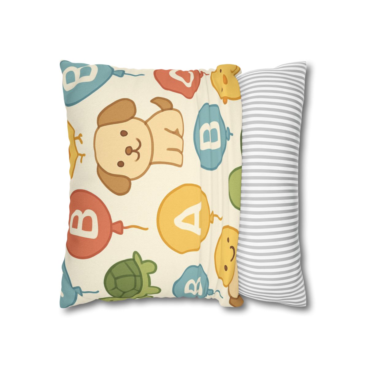 Alphabet Balloon Buddies Pillow Cases Pack Of 2