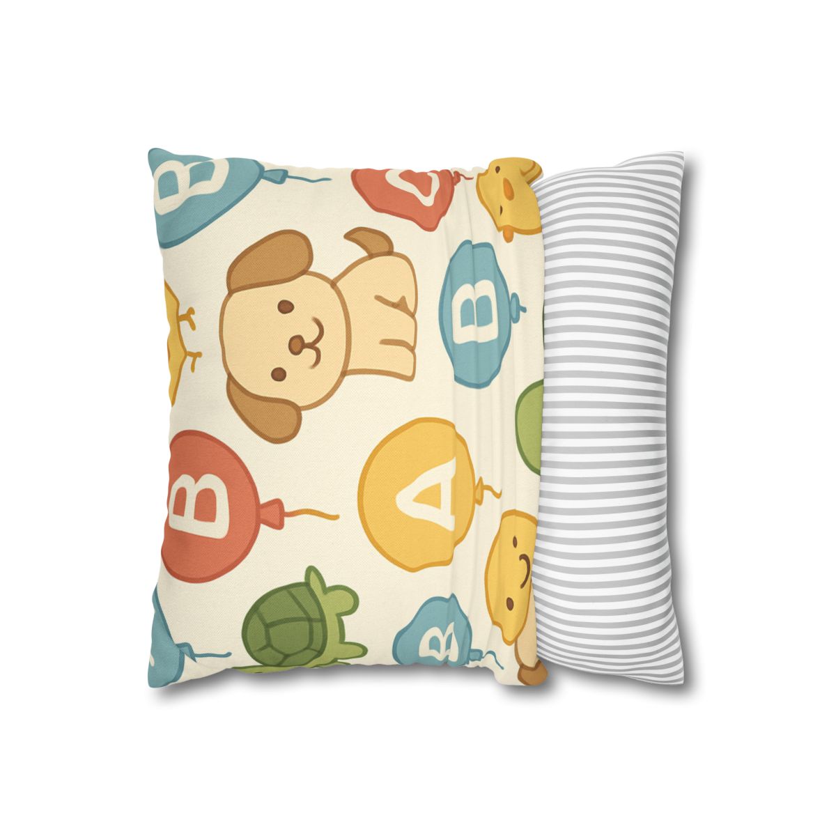 Alphabet Balloon Buddies Pillow Cases Pack Of 2