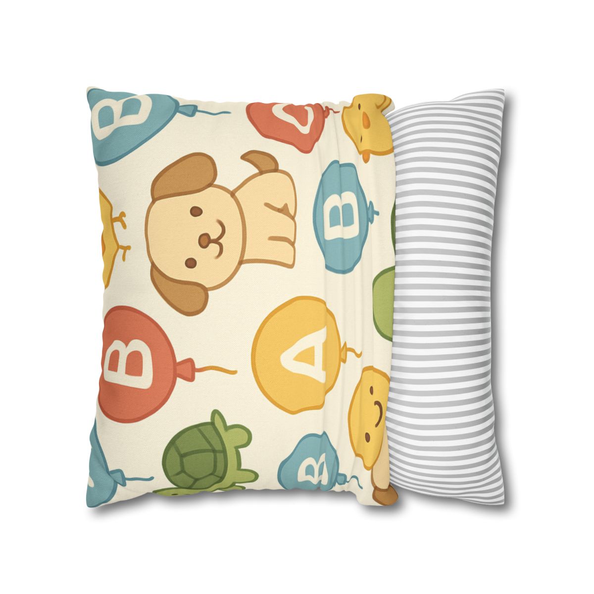 Alphabet Balloon Buddies Pillow Cases Pack Of 2