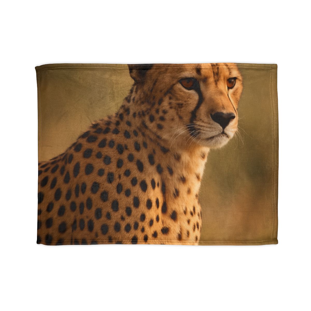 Amber Gaze Cheetah designer printed blankets